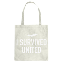 Tote I Survived United Canvas Tote Bag