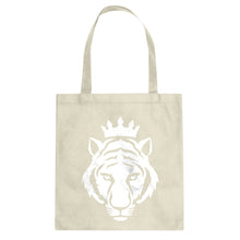 King Tiger Cotton Canvas Tote Bag