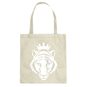 King Tiger Cotton Canvas Tote Bag
