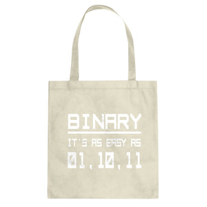 Tote Binary Canvas Tote Bag