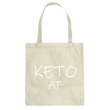 KETO AF Cotton Canvas Tote Bag