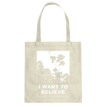 I Want to Believe Super Girls Cotton Canvas Tote Bag