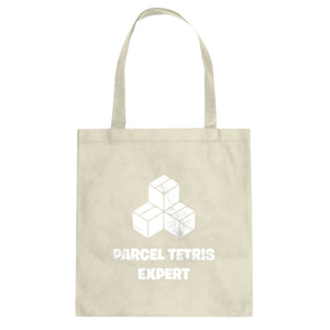 Parcel Tetris Expert Cotton Canvas Tote Bag