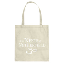 The Nests of Netherfield Cotton Canvas Tote Bag