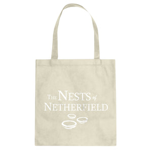 The Nests of Netherfield Cotton Canvas Tote Bag