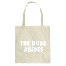 THE DUDE ABIDES Cotton Canvas Tote Bag
