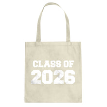 Class of 2026 Cotton Canvas Tote Bag