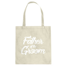 Father of the Groom Cotton Canvas Tote Bag