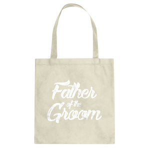 Father of the Groom Cotton Canvas Tote Bag