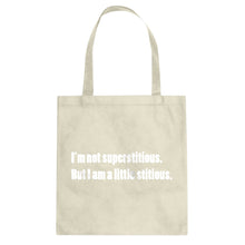 I'm not superstitious Cotton Canvas Tote Bag