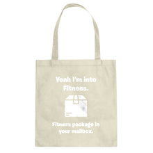 Fitness Package in your Mailbox Cotton Canvas Tote Bag