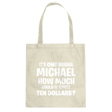 Its ONE BANANA Michael Cotton Canvas Tote Bag