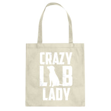 Tote Crazy Lab Lady Canvas Tote Bag