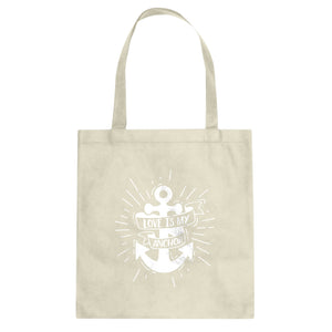 Tote Love is my Anchor Canvas Tote Bag