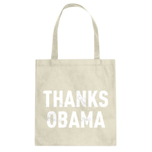 Thanks Obama Cotton Canvas Tote Bag