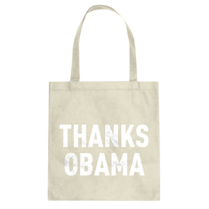 Thanks Obama Cotton Canvas Tote Bag