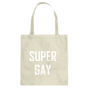 Super Gay Cotton Canvas Tote Bag