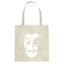 Salvador Dali Face Heist Mask Cotton Canvas Tote Bag