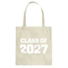 Class of 2027 Cotton Canvas Tote Bag