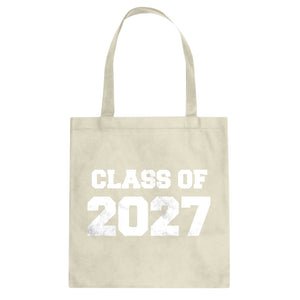 Class of 2027 Cotton Canvas Tote Bag