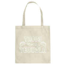 Tote Tacos and Tequila Canvas Tote Bag