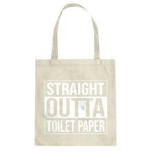Straight Outta Toilet Paper Cotton Canvas Tote Bag
