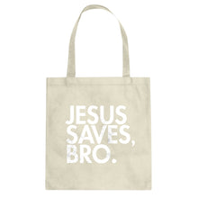Tote Jesus Saves Bro Canvas Tote Bag