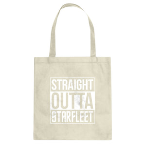 Straight Outta Starfleet Cotton Canvas Tote Bag