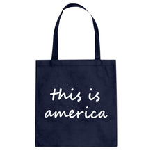 Tote This is America Canvas Tote Bag
