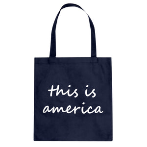 Tote This is America Canvas Tote Bag