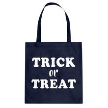 Trick or Treat Cotton Canvas Tote Bag