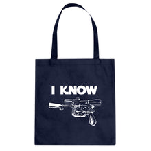 Tote I Know Canvas Tote Bag