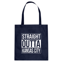 Straight Outta Kansas City Cotton Canvas Tote Bag