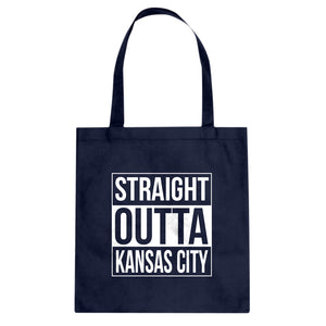 Straight Outta Kansas City Cotton Canvas Tote Bag