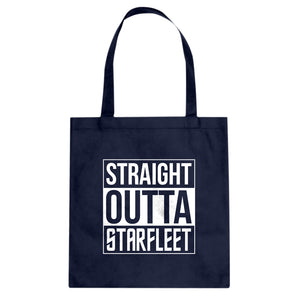 Straight Outta Starfleet Cotton Canvas Tote Bag