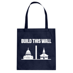 Build This Wall Cotton Canvas Tote Bag