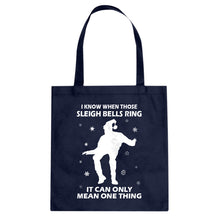 Tote When Those Sleigh Bells Ring (was 3109) Canvas Tote Bag