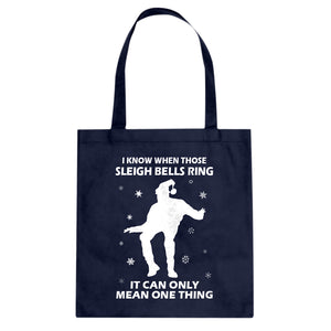 Tote When Those Sleigh Bells Ring (was 3109) Canvas Tote Bag