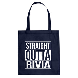 Straight Outta Rivia Cotton Canvas Tote Bag