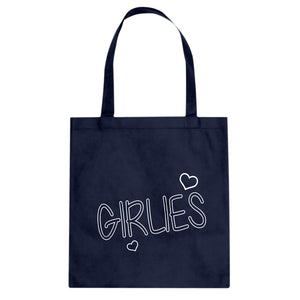 Girlies Cotton Canvas Tote Bag