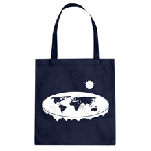 Tote Flat Earth Canvas Tote Bag