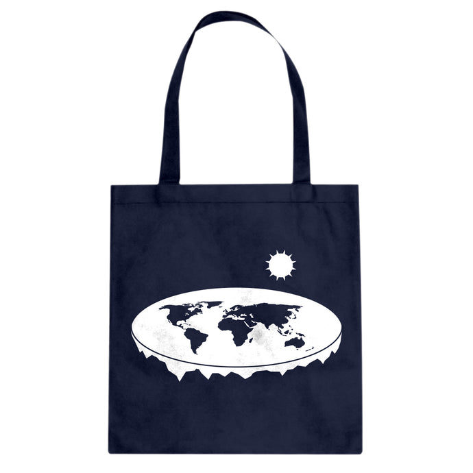 Tote Flat Earth Canvas Tote Bag