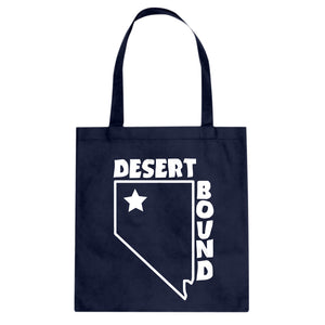 Desert Bound Nevada Cotton Canvas Tote Bag