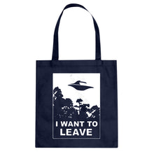 I Want to Leave Cotton Canvas Tote Bag