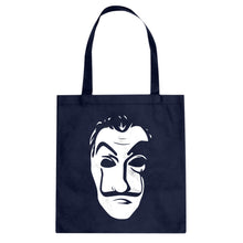 Salvador Dali Face Heist Mask Cotton Canvas Tote Bag