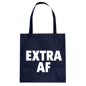 Extra AF Cotton Canvas Tote Bag