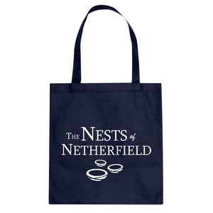 The Nests of Netherfield Cotton Canvas Tote Bag