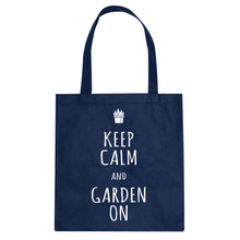 Tote Keep Calm and Garden On Canvas Tote Bag