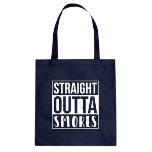 Straight Outta Smores Cotton Canvas Tote Bag