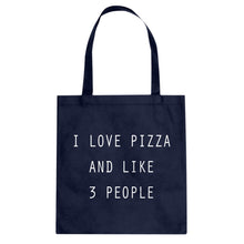 Tote I Love Pizza and like 3 People Canvas Tote Bag